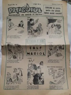 Ziarul Pitigoiul nr.11/1946  saptamanal de satira si umor