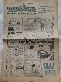 Ziarul Pitigoiul nr.17/1946  saptamanal de satira si umor