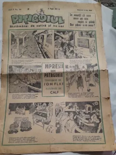 Ziarul Pitigoiul nr.21/1946  saptamanal de satira si umor