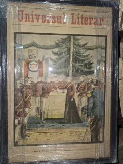 Ziarul Universul Literar nr. 3/ 1897- pe coperta Pomu de Craciun de la Cazarma Rosiorilor – inramat