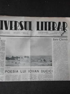 ZIARUL UNIVERSUL LITERAR NR.20/SAMBATA 2 IULIE 1938
