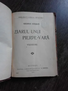 ZIARUL UNUI PIERDE VARA - GEORGE COSBUC
