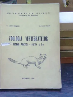 Zoologia vertebratelor. Lucrari practice-partea a II-a - Lotus Mester