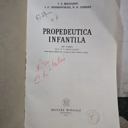 Propedeutica infantilă - V. I. Molcianov, I. F. Dombrovskaia, D. D. Lebedev