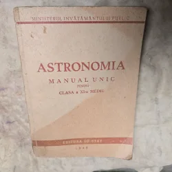Astronomia - Manual unic pentru clasa a XI-a Medie