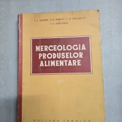 Merceologia produselor alimentare - vol. 2 - V. S. Gruner, S. A. Ermilov, V. G. Speranschi, F. V. Terevitinov