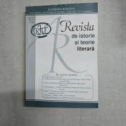 Revista de istorie și teorie literară - nr. 1-4/ianuarie-decembrie 2007 - Academia Română, Institutul de Istorie și Teorie Literară
