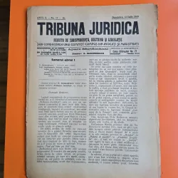 Tribuna Juridică nr. 17-18/18.07.1919 -