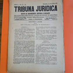 Tribuna Juridică nr. 32-33/26.10.1919 -