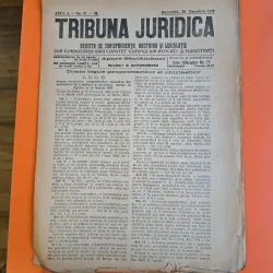 Tribuna Juridică nr. 37-38/30.11.1919