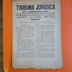 Tribuna Juridică nr. 28-29/28.09.1919 -