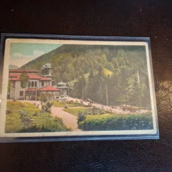 Carte postala Baile Slanic Moldova , vedere catre Casino , anul 1934 - (circulata)