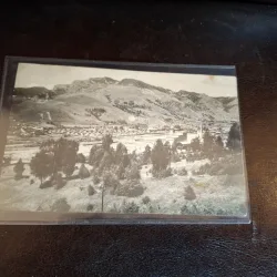 Carte postala , Petrila vedere generala , alb/negru - (circulata)