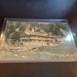 carte postala alb/negru  - Baile Slanic Moldova (necirculata)