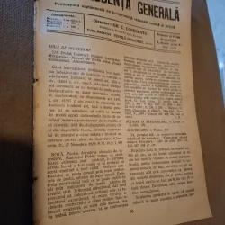 Revista Jurisprudența Generală Anul II Nr.3 1924 - VINTILA DONGOROZ SI NOTE SCRISE DE DIMITRIE ALEXANDRESCO