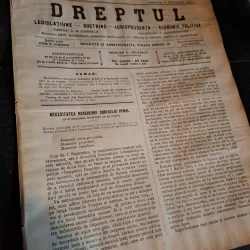 Dreptul, Revista de legislatiune, doctrina, jurisprudenta, economie politica, Anul XXXIV Nr.55 1905 - C.G.Dissescu, V.Athanasovici, Paul Negulescu, Al.Cerban, George G.Danielopolu