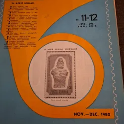 Revista Filatelia Nr.11-12 Noiembrie-Decembrie 1980 - Asociația Filateliștilor din Republica Socialistă România