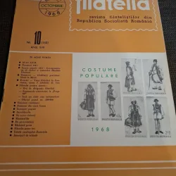 Revista Filatelia - Nr.10 Octombrie 1968 Anul XVII