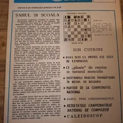 Revista Română de Șah - Nr.1 1979 Ianuarie