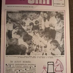 Revista Română de Șah - Nr.10 1988 Octombrie