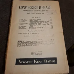 Convorbiri Literare - Anul al 63-lea Noiembrie 1930 - Revista fondata de Junimea la 1 Martie 1867 - Director Al.Tzigara-Samurcas