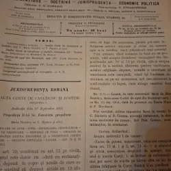 Dreptul, Revista de legislatiune, doctrina, jurisprudenta, economie politica,Anul XXXIV Nr.67 Octombrie 1905 - C.G.Dissescu, V.Athanasovici, Paul Negulescu, Al.Cerban, George G.Danielopolu