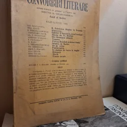 Convorbiri literare anul al 66-lea Iulie-August 1933 - Revista fondata de Junimea la 1 Martie 1867 - Director Al.Tzigara-Samurcas