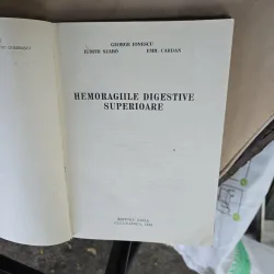 Hemoragiile digestive superioare - George Ionescu, Iudith Szabó, Emil Cardan