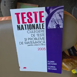 Teste nationale. Culegere de texte si probleme de matematica pentru clasa a VIII-a. 2005 - Florin Nicoară, Corina Nicoară