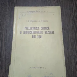 Prelucrarea chimică a hidrocarburilor gazoase din țiței - A. S. Nekrasov și B. A. Krentel