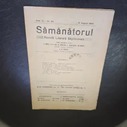 Revista Samanatorul, revista literara saptamanala nr.34/1907