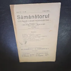 Revista Samanatorul, revista literara saptamanala nr.27/1907