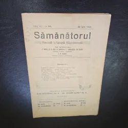 Revista Samanatorul, revista literara saptamanala nr.30/1907