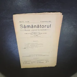 Revista Samanatorul, revista literara saptamanala nr.36/1907
