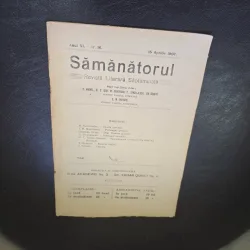 Revista Samanatorul, revista literara saptamanala nr.16/1907