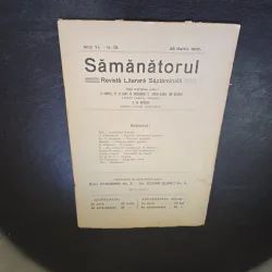 Revista Samanatorul, revista literara saptamanala nr.13/1907