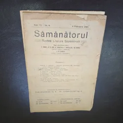Revista Samanatorul, revista literara saptamanala nr.6/1907