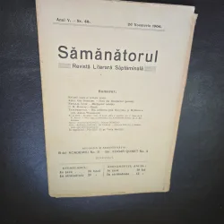 Revista Samanatorul, revista literara saptamanala nr.48/1906