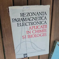 Rezonanţa paramagnetică electronică, aplicatii in chimie si biologie