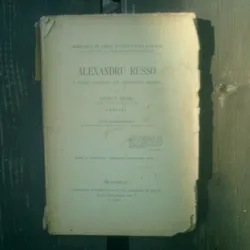Alexandru Russo O pagina ignorata din literatura romana - Petru V. Hanes