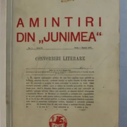 AMINTIRI DIN JUNIMEA - IACOB NEGRUZZI