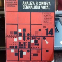 ANALIZA SI SINTEZA SEMNALULUI VOCAL - VOL.14