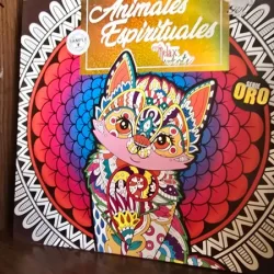 Animales espirituales (Carte de colorat mandala)