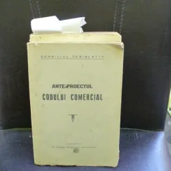 ANTE PROECTUL CODULUI COMERCIAL