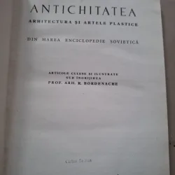 Antichitatea,Arhitectura si Artele Plastice - Prof. Arh. R. Bordenache