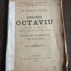 Apologia Octaviu - M. Minuciu Felix