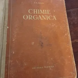 B. A. Pavlov - Chimie Organica