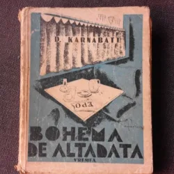 BOHEMA DE ALTADATA - D. KARNABATT, COPERTA ORIGINALA DE I. ANESTIN