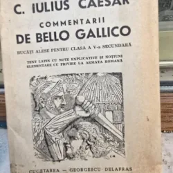 C. Iulius Caesar comentarii de Bello Gallico. Pentru clasa a V-a secundara - G. Cornilescu