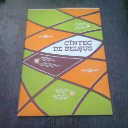 CANTEC DE BELSUG - PARTITURI